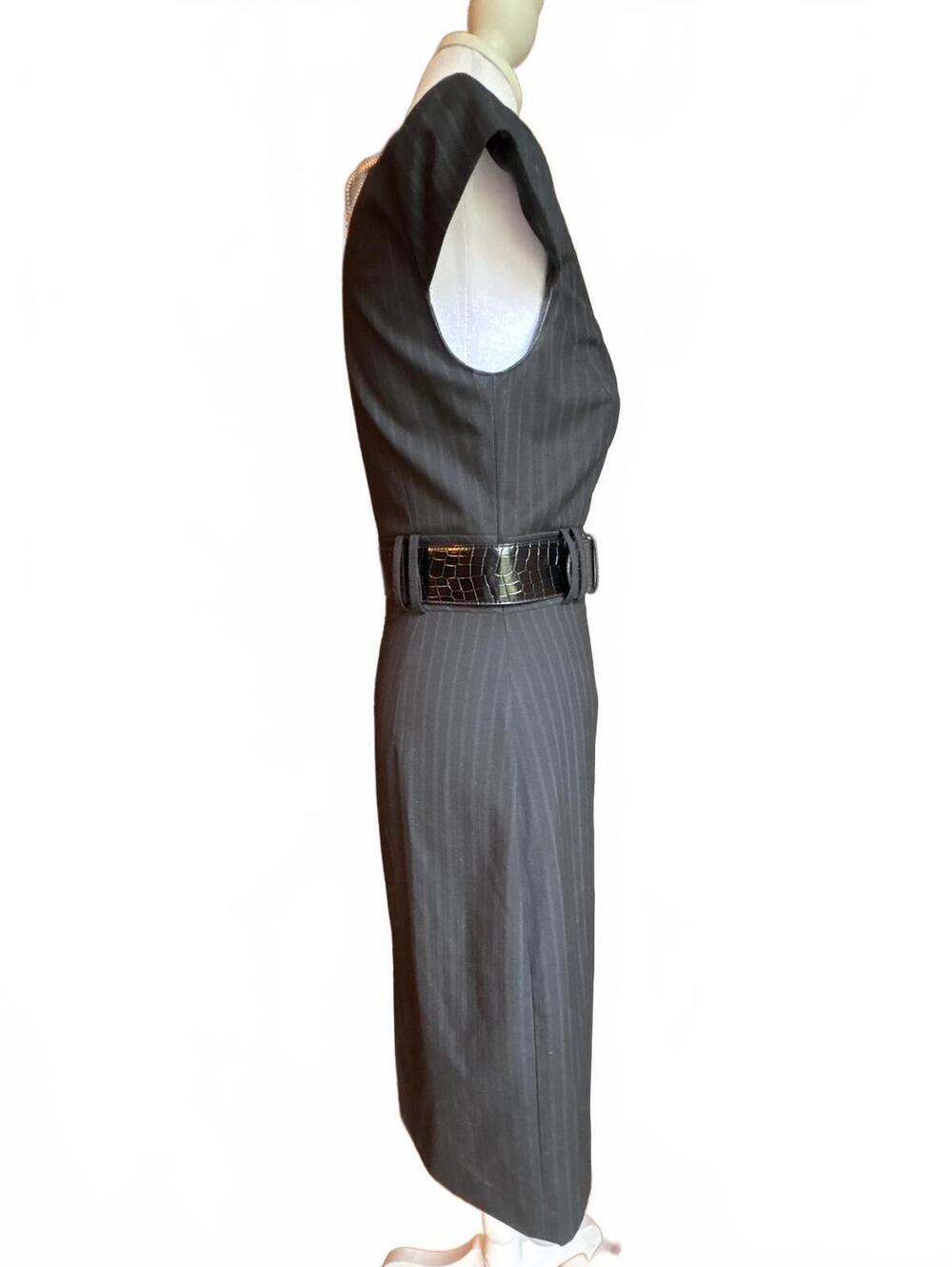 Antonio Melani Black Belted Dress 4 - Picture 3 of 9